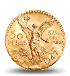 50 Pesos Mexicanos Centenario moneda de oro