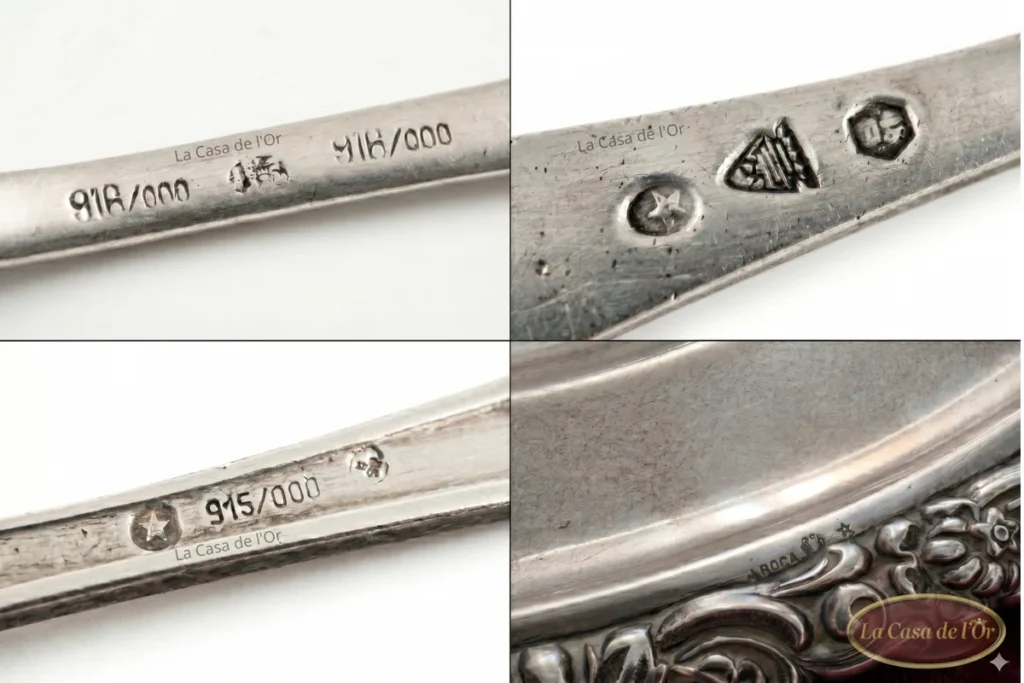 Guía para identificar si una pieza es de plata: marcas, contrastes y señales visuales
